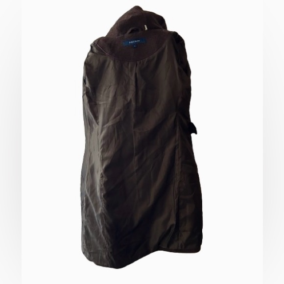 COLE HAAN Brown Wool Coat Jacket SZ 4 XS Small Designer Brown Wool Blend Fall - Picture 10 of 12